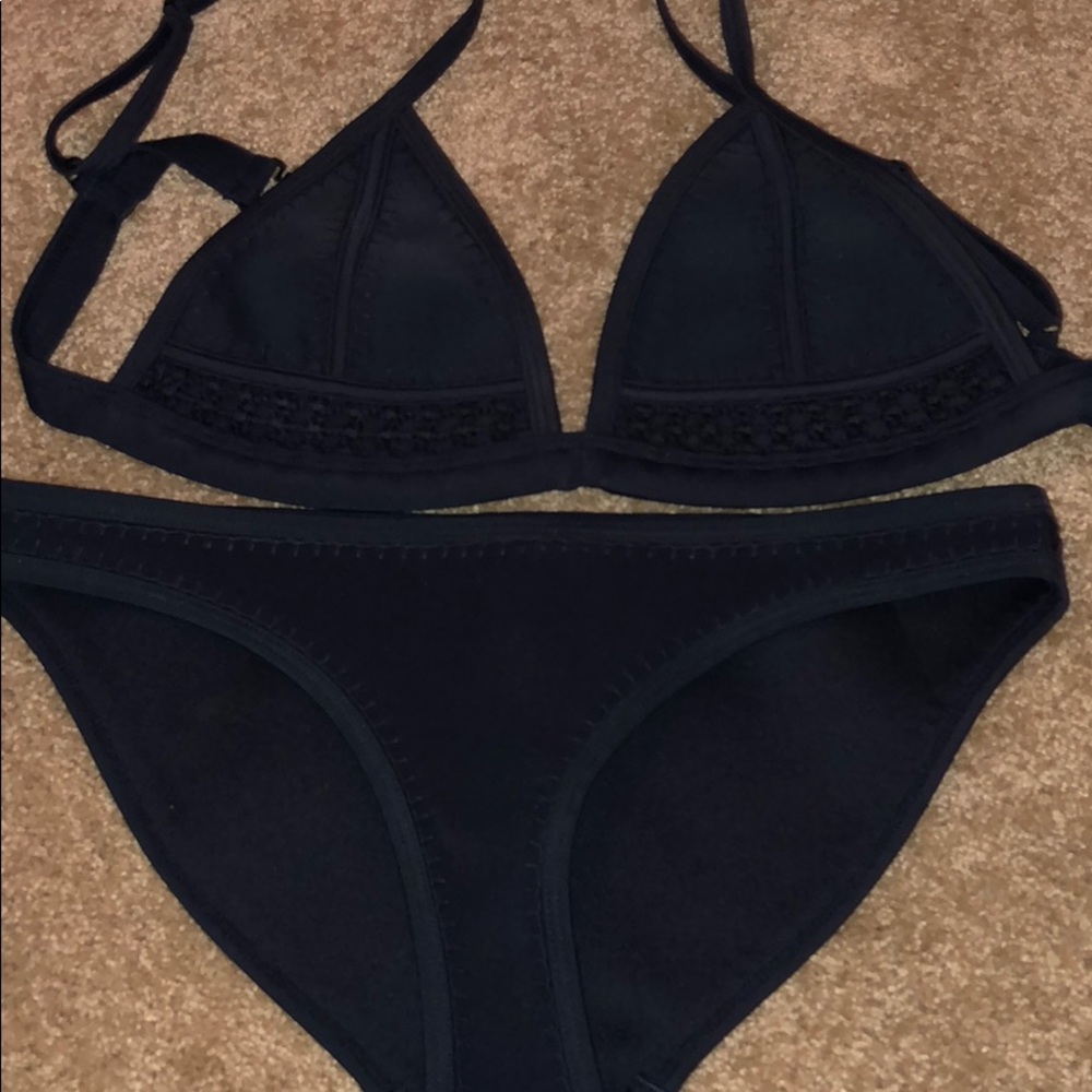 Navy triangl bikini